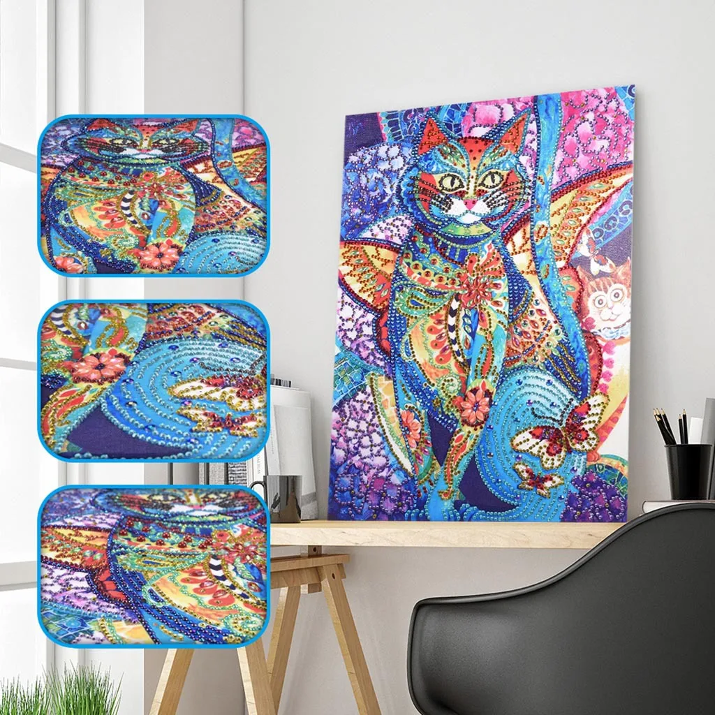5D Diy Cartoon Animal Diamond Painting Flower Cat Christmas Snowman Cow Color Dog Living Room Stick Drill Decorative Painting
5D Diy Cartoon Animal Diamond Painting Flower Cat Christmas Snowman Cow Color Dog Living Room Stick Drill Decorative Painting