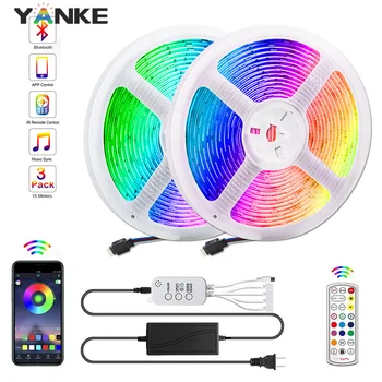 LED Strip SMD5050 RGB 5M 10M Bluetooth Luces LED Lights for Room Waterproof Ambilight 12V LED Light Strip RGB Tape Neon Ribbon
LED Strip SMD5050 RGB 5M 10M Bluetooth Luces LED Lights for Room Waterproof Ambilight 12V LED Light Strip RGB Tape Neon Ribbon