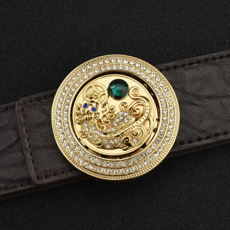 Dragon Designer Belt Men Luxury Famous Brand Male Genuine Leather Strap Crocodile round buckle Coffee Wide Belt Ceinture Homme
Dragon Designer Belt Men Luxury Famous Brand Male Genuine Leather Strap Crocodile round buckle Coffee Wide Belt Ceinture Homme