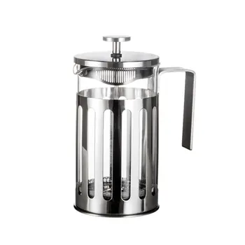 Stainless Steel French Press Coffee Maker Cafetiere Percolator Tool Insulated Coffee Tea Brewer Pot With Filter Baskets 
Stainless Steel French Press Coffee Maker Cafetiere Percolator Tool Insulated Coffee Tea Brewer Pot With Filter Baskets