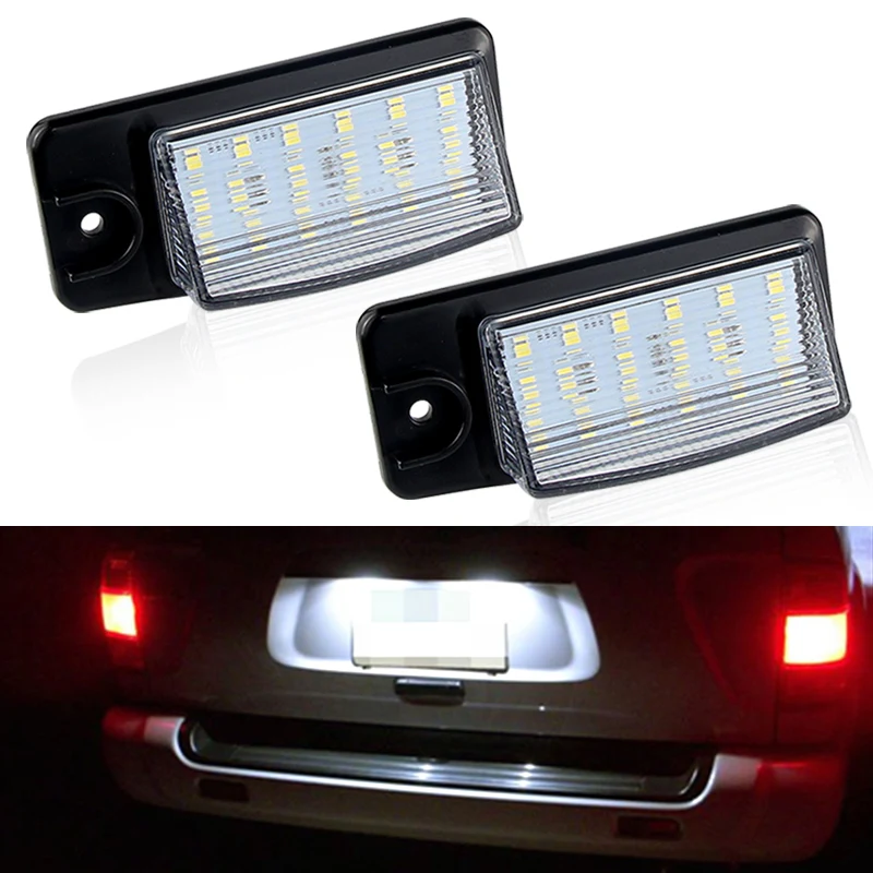 2 шт. белый 18SMD светодиодный номерной знак для Nissan X-Trail T32 Rogue Murano Altima Maxima NV1500 NV2500 NV3500
2 шт. белый 18SMD светодиодный номерной знак для Nissan X-Trail T32 Rogue Murano Altima Maxima NV1500 NV2500 NV3500