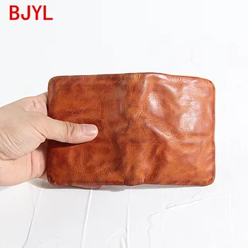 2020 New Mini Purse Leather Men Short Wallet Cowhide Male Card Holder Small Wallets Retro Old Fashioned Coin Purses Original 80g
2020 New Mini Purse Leather Men Short Wallet Cowhide Male Card Holder Small Wallets Retro Old Fashioned Coin Purses Original 80g