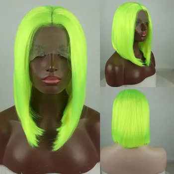 Bombshell High Quality Beautiful Green 13*3Synthetic Lace Front Short Bob Straight Wig No Heat Resistant Fiber Natural Neutral
Bombshell High Quality Beautiful Green 13*3Synthetic Lace Front Short Bob Straight Wig No Heat Resistant Fiber Natural Neutral