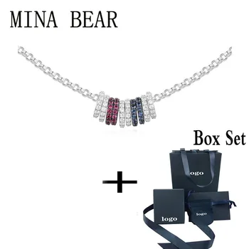 MINA BEAR Fashion High Fashion CZ Colored Crystal Round Geometric Pendant Necklace with Colored Sliding Mini Christmas Ornaments
MINA BEAR Fashion High Fashion CZ Colored Crystal Round Geometric Pendant Necklace with Colored Sliding Mini Christmas Ornaments