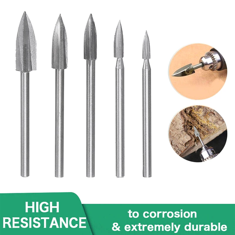 5Pcs Wood Carving and Engraving Drill Bit Wood Carving Parts Milling Root Cutter Carve Tools Drill Bit Rotary Tools Sets
5Pcs Wood Carving and Engraving Drill Bit Wood Carving Parts Milling Root Cutter Carve Tools Drill Bit Rotary Tools Sets