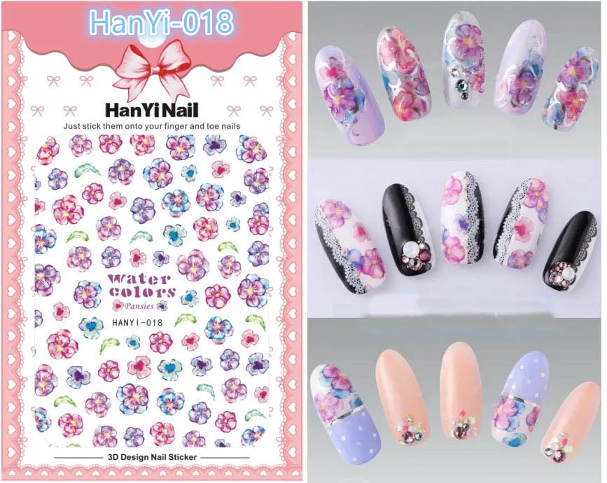 Floral Patterns! Nails Art Manicure Back Glue Decal Decorations Design Nail Sticker For Nails Tips Beauty
Floral Patterns! Nails Art Manicure Back Glue Decal Decorations Design Nail Sticker For Nails Tips Beauty