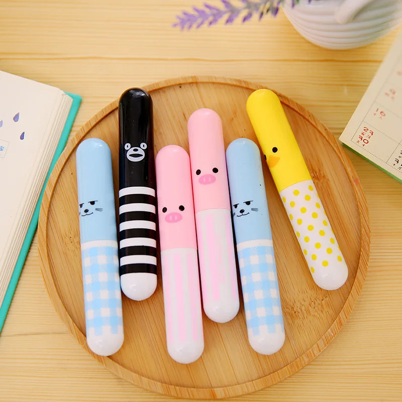 1-Piece Cute Cartoon Pill Fountain Pen 0.5mm Retractable Pocket Pens for Student School Office Supplies Writing Stationery |