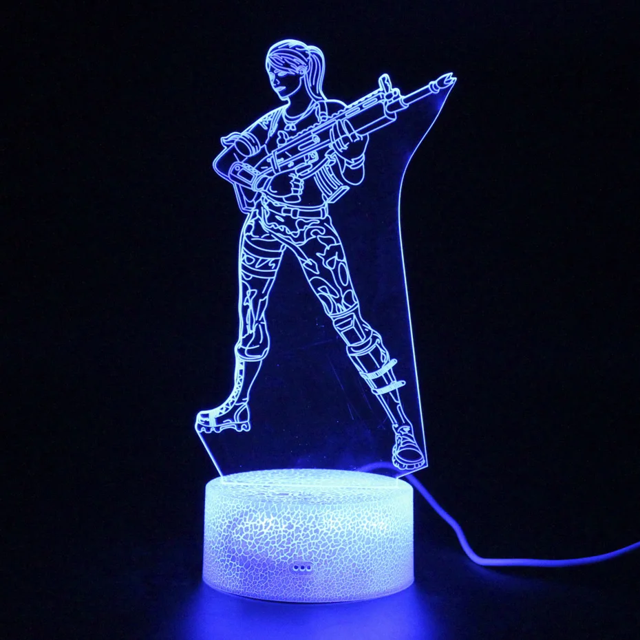 Battle Royale Lamp Remote Control Touch Switch 3d Table Lamp Sleep Nightlight Illusion RGB
Battle Royale Lamp Remote Control Touch Switch 3d Table Lamp Sleep Nightlight Illusion RGB
