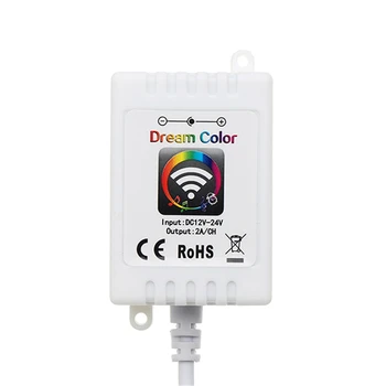 CLAITE DCV12-24V 6A 24 Keys Mini Wireless Remote Control WiFi LED Controller Works with Alexa for SMD LED RGB Strip Light Lamp
CLAITE DCV12-24V 6A 24 Keys Mini Wireless Remote Control WiFi LED Controller Works with Alexa for SMD LED RGB Strip Light Lamp