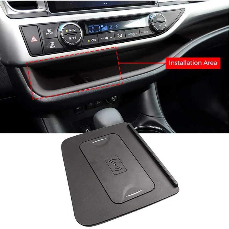 10W Car QI Wireless Charging Phone Charger Charging Plate Charging Case Accessories for Toyota Highlander 2015 2016 2017 2018
10W Car QI Wireless Charging Phone Charger Charging Plate Charging Case Accessories for Toyota Highlander 2015 2016 2017 2018