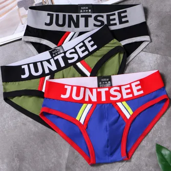 3pcs/lot Sexy Underwear Men Briefs Cuecas Men Bikini Patchwork Homme Man Underpants Brief Men Pouch Gay Fashion 2020 New
3pcs/lot Sexy Underwear Men Briefs Cuecas Men Bikini Patchwork Homme Man Underpants Brief Men Pouch Gay Fashion 2020 New