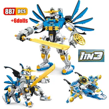 887Pcs Super 1 in 3 Mecha Robot Building Blocks Classic Transformation Mechanical Armor Bricks Model Educational Toys for Kids
887Pcs Super 1 in 3 Mecha Robot Building Blocks Classic Transformation Mechanical Armor Bricks Model Educational Toys for Kids