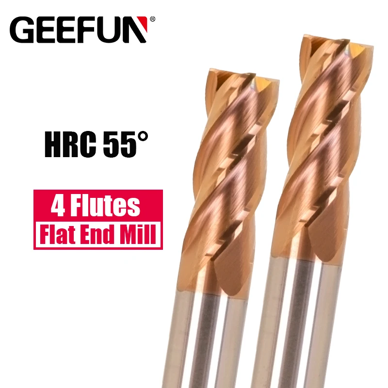 3/4/5/6mm Shank 4 Flute Tungsten End Mill HRC 55 Solid Carbide Milling Cutter CNC Router Bit TiCN Coated
3/4/5/6mm Shank 4 Flute Tungsten End Mill HRC 55 Solid Carbide Milling Cutter CNC Router Bit TiCN Coated