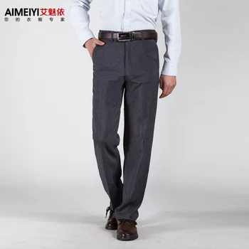men's casual pants fitness straight polyester blends long trousers plus size 2019 spring fall grey business formal dad slacks
men's casual pants fitness straight polyester blends long trousers plus size 2019 spring fall grey business formal dad slacks