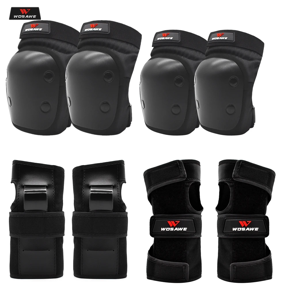 WOSAWE Kids Children 6pcs/set Skateboard Ice Roller Skating Protective Gear Elbow Pads Wrist Guard Cycling Riding Knee Protector
WOSAWE Kids Children 6pcs/set Skateboard Ice Roller Skating Protective Gear Elbow Pads Wrist Guard Cycling Riding Knee Protector