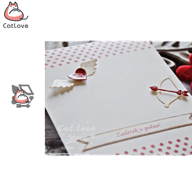 Cupid's Arrow Valentine's Day Metal Cutting Dies Scrapbooking Stencil Decorative Craft Embossing Die Cuts Card Making New Dies For 2019
Cupid's Arrow Valentine's Day Metal Cutting Dies Scrapbooking Stencil Decorative Craft Embossing Die Cuts Card Making New Dies For 2019