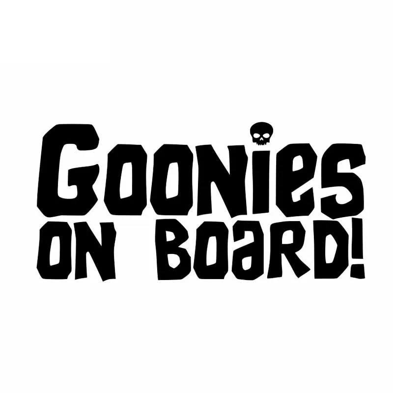 Reflective GOONIES ON BOARD Cover Scratches Car Sticker Decals Bumper Window Laptop Bodywork Vinyl Car Interior PVC16*8cm
Reflective GOONIES ON BOARD Cover Scratches Car Sticker Decals Bumper Window Laptop Bodywork Vinyl Car Interior PVC16*8cm