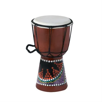 4 Inch Compact Size Wooden African Drum Djembe Bongo Hand Drum Percussion Musical Instrument with Colorful Pattern
4 Inch Compact Size Wooden African Drum Djembe Bongo Hand Drum Percussion Musical Instrument with Colorful Pattern