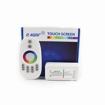 Touch Screen RGB LED Controller 2.4G Wireless RF Remote Control DC12V 24V 3Channel CE FCC ROHS for RGB LED Strip Lights Lamp
Touch Screen RGB LED Controller 2.4G Wireless RF Remote Control DC12V 24V 3Channel CE FCC ROHS for RGB LED Strip Lights Lamp