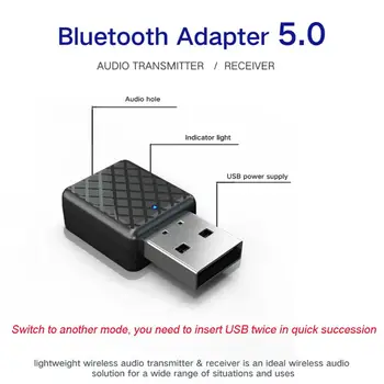 USB Bluetooth Receiver Transmitters 5.0 Wireless 3.5mm Audio Music Stereo Adapter for TV PC Bluetooth Speaker Headphone
USB Bluetooth Receiver Transmitters 5.0 Wireless 3.5mm Audio Music Stereo Adapter for TV PC Bluetooth Speaker Headphone