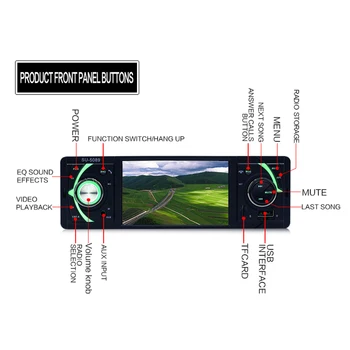 1Din 4.1 Inch Car Radio Wireless Remote Control Bluetooth Hands-Free Fm Aux Sd Card Usb Player Mp4
1Din 4.1 Inch Car Radio Wireless Remote Control Bluetooth Hands-Free Fm Aux Sd Card Usb Player Mp4