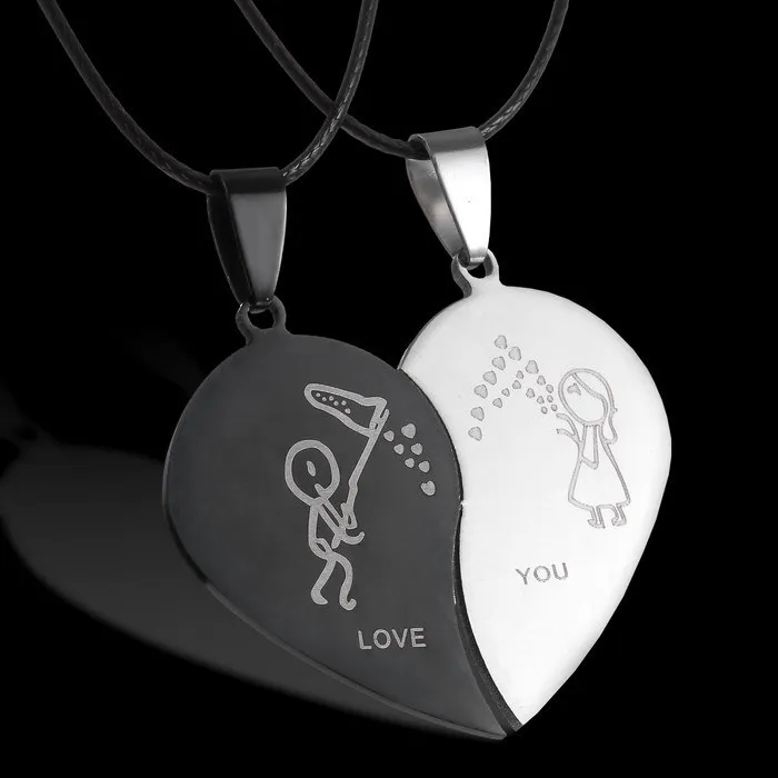 Couples Accessories Heart Jigsaw Puzzle Men And Women-Necklace Pendant Students Street Grid Shop Hot Sales
Couples Accessories Heart Jigsaw Puzzle Men And Women-Necklace Pendant Students Street Grid Shop Hot Sales