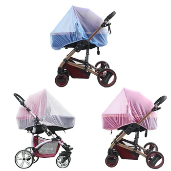

Increased Encryption Baby Trolley Mosquito Net Baby Carriage Accessories Yarn Curtain Car Covers Prevent Pests Net