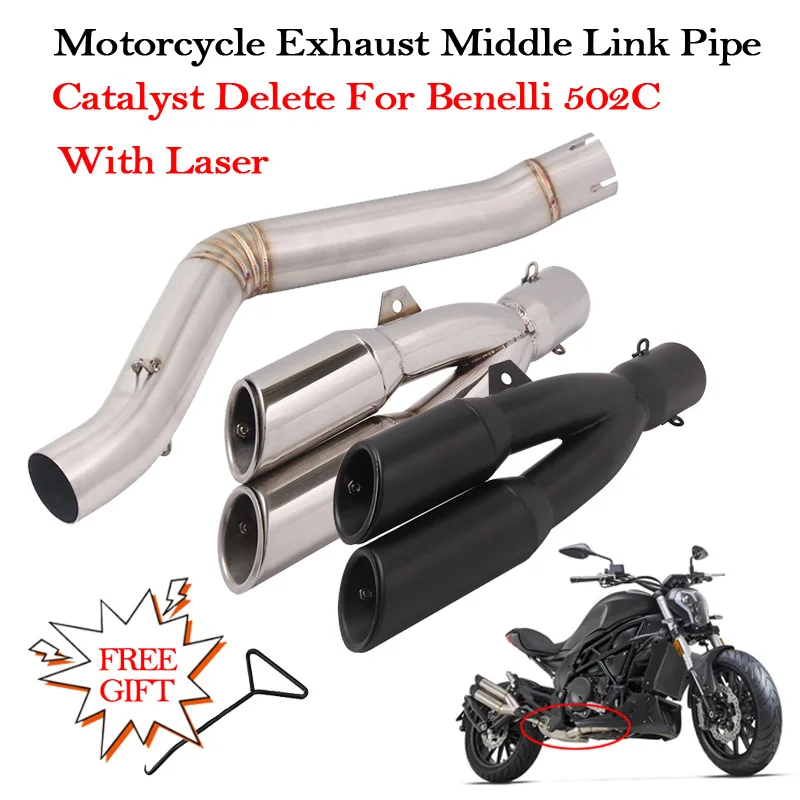Slip On Moto Escape Full System Motorcycle Exhaust Middle Link Pipe Modified DB Killer Tube For Benelli 502c Eliminator Enhanced
Slip On Moto Escape Full System Motorcycle Exhaust Middle Link Pipe Modified DB Killer Tube For Benelli 502c Eliminator Enhanced