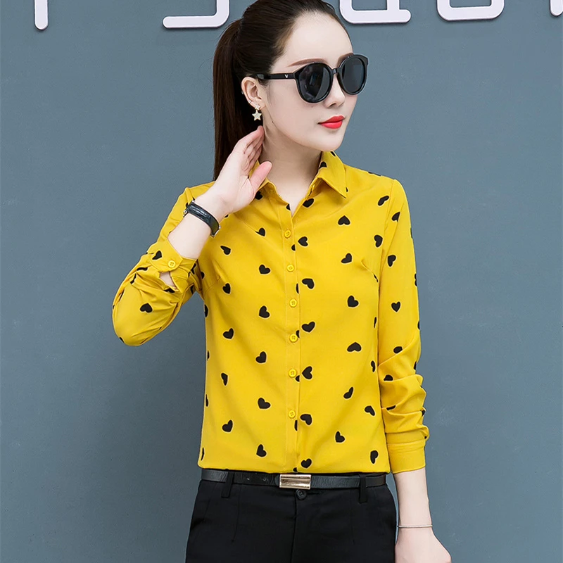 Korean Fashion Chiffon Women Blouses Office Lady Shirt and Blouse Autumn Long Sleeve Plus Size XXXL/5XL Womens Tops and Blouses 
Korean Fashion Chiffon Women Blouses Office Lady Shirt and Blouse Autumn Long Sleeve Plus Size XXXL/5XL Womens Tops and Blouses