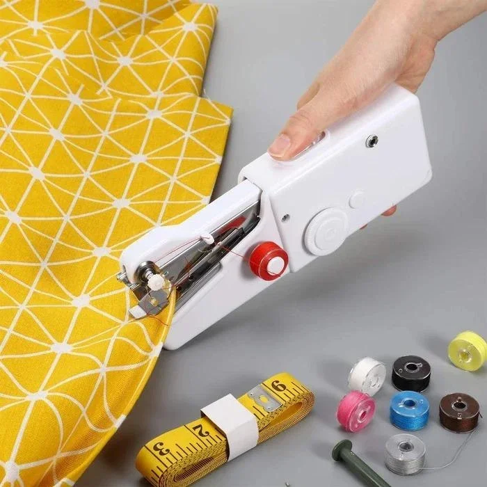 Handheld Sewing Machine Portable Household Mini Quick Stitch Sew Needlework Cordless Clothes Fabrics Electronic Sewing Machine
Handheld Sewing Machine Portable Household Mini Quick Stitch Sew Needlework Cordless Clothes Fabrics Electronic Sewing Machine