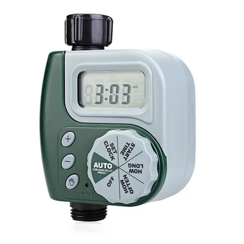 Battery Operated Automatic Watering Sprinkler System Irrigation Controller Programmable Digital Garden Water Hose Faucet Timer
Battery Operated Automatic Watering Sprinkler System Irrigation Controller Programmable Digital Garden Water Hose Faucet Timer