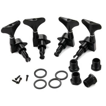 HOT-A Set of 4 Pcs Fish Tail Buttons String Tuning Pegs Tuners Machine Heads for 4 String Bass Replacement - Black
HOT-A Set of 4 Pcs Fish Tail Buttons String Tuning Pegs Tuners Machine Heads for 4 String Bass Replacement - Black