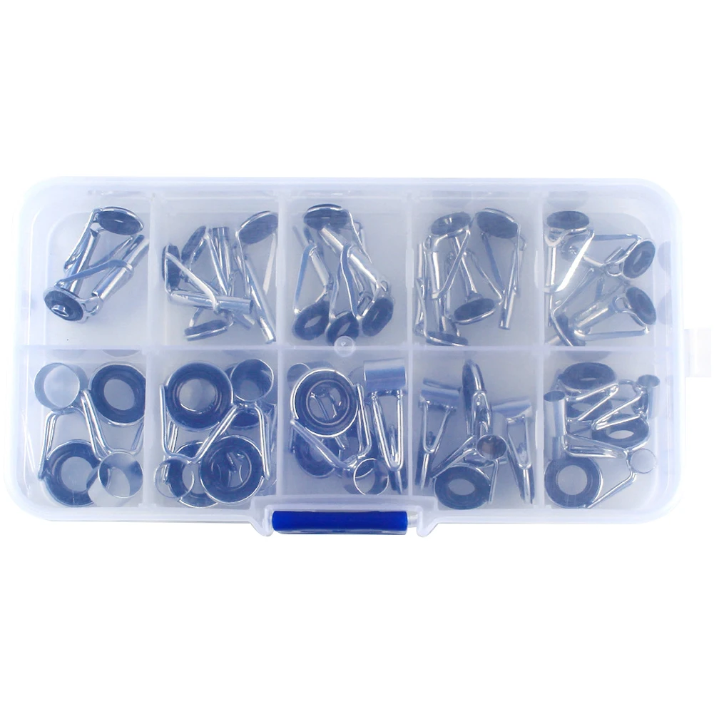 36 Pcs Durable Top Central Rings Fishing Rod Tip Stainless Steel Replacement Repair Kit DIY Different Size Angling Accessory
36 Pcs Durable Top Central Rings Fishing Rod Tip Stainless Steel Replacement Repair Kit DIY Different Size Angling Accessory