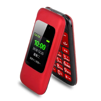 Flip Senior Feature Mobile Phone Dual Display Dual Sim SOS Big Key Large Font Strong Vibration Cellphone For Old People WCDMA 3G
Flip Senior Feature Mobile Phone Dual Display Dual Sim SOS Big Key Large Font Strong Vibration Cellphone For Old People WCDMA 3G