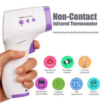 Multifunctional Digital Thermometer Non Contact Infrared Thermometer Household Portable Temperature Measuring Tool
Multifunctional Digital Thermometer Non Contact Infrared Thermometer Household Portable Temperature Measuring Tool