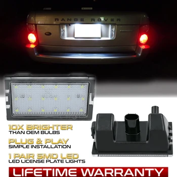 2x License Number Plate LED Light White Lamps For Land Rover LR2 LR3 LR4 Range Rover Sport Freelander 2 Discovery 3 4 XFC500040
2x License Number Plate LED Light White Lamps For Land Rover LR2 LR3 LR4 Range Rover Sport Freelander 2 Discovery 3 4 XFC500040