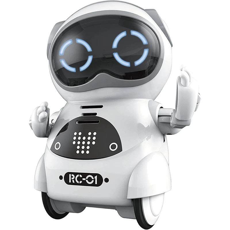 Мини RC Карманный робот для детей с интерактивным диалогом разговором голосовым