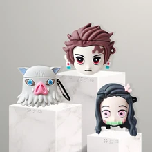 Anime Cool Headphone Case for Demon Slayer PVC Cartoon Sumijiro Inosuke Soft Rubber Protective Shell for Apple Airpods 1 2
Anime Cool Headphone Case for Demon Slayer PVC Cartoon Sumijiro Inosuke Soft Rubber Protective Shell for Apple Airpods 1 2