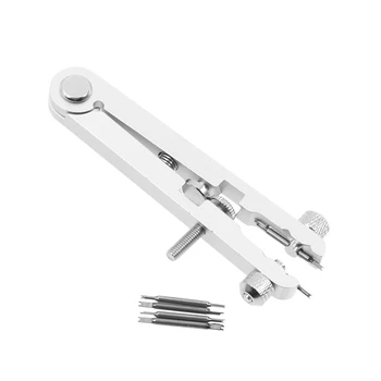 Watch Band Strap Link Pin Remover V-type Demolition Repair Tool Kit for Watchmakers Silver
Watch Band Strap Link Pin Remover V-type Demolition Repair Tool Kit for Watchmakers Silver