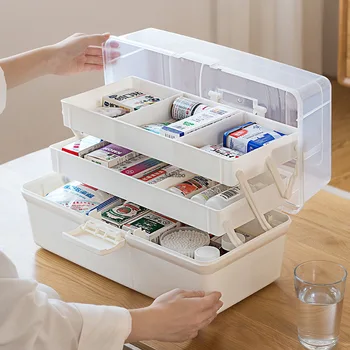 Plastic handheld home receiving medicine box, household emergency medical box size medicine box
Plastic handheld home receiving medicine box, household emergency medical box size medicine box