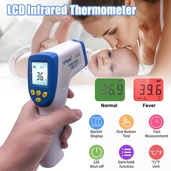 Fast Shipping Digital Infrared Thermometer Body Temperature Thermometer For Adult Kids Non-Contact Forehead Body Thermometer
Fast Shipping Digital Infrared Thermometer Body Temperature Thermometer For Adult Kids Non-Contact Forehead Body Thermometer