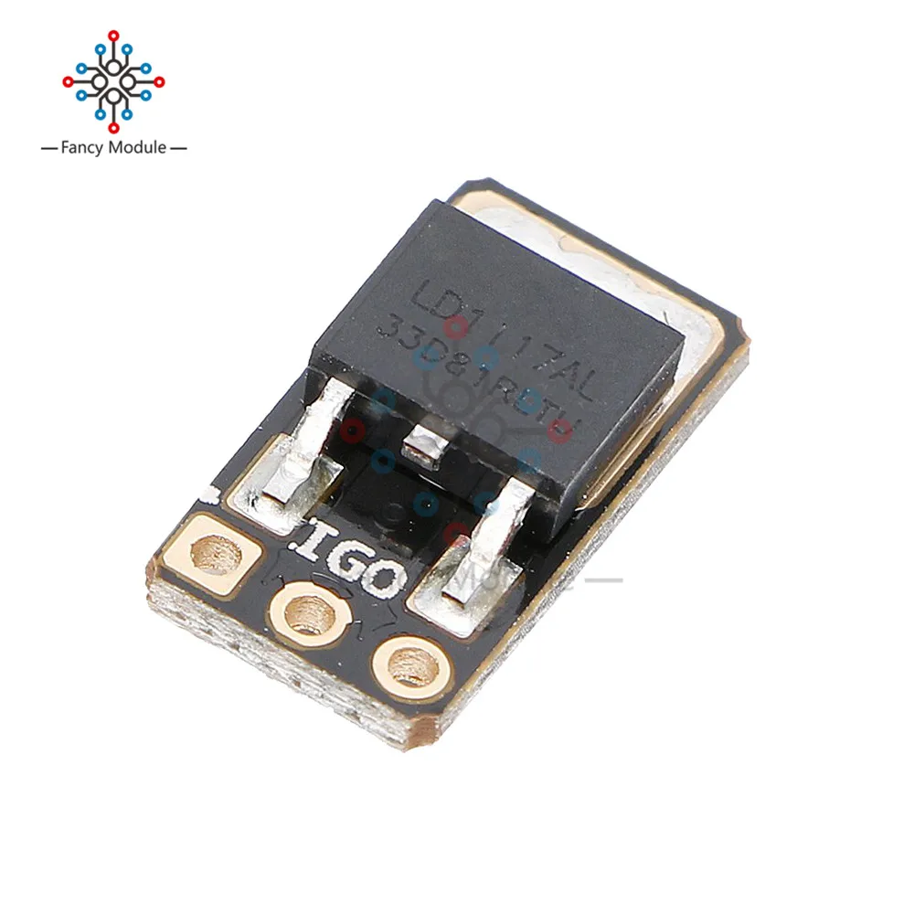 DC-DC Step-Down Buck Converter Power Supply Module DC 5V 9V 12V 16V to 3.3V Fixed Out LD1117AL Voltage Regulator Board
DC-DC Step-Down Buck Converter Power Supply Module DC 5V 9V 12V 16V to 3.3V Fixed Out LD1117AL Voltage Regulator Board