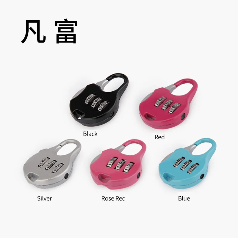 Luggage Code Lock Combination Secure Approved three Digit password lock for shoulder bag, file boxes, cabinet combination lock
Luggage Code Lock Combination Secure Approved three Digit password lock for shoulder bag, file boxes, cabinet combination lock