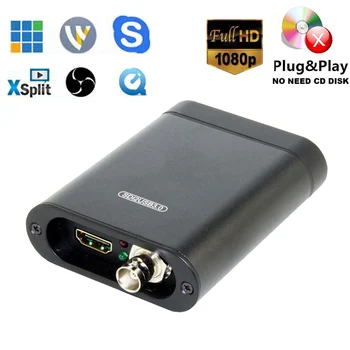 USB3.0 60FPS SDI HDMI VIDEO CAPTURE Box FPGA Grabber Dongle Game Streaming Live Broadcast Recording Stream For OBS vMix Wirecast
USB3.0 60FPS SDI HDMI VIDEO CAPTURE Box FPGA Grabber Dongle Game Streaming Live Broadcast Recording Stream For OBS vMix Wirecast
