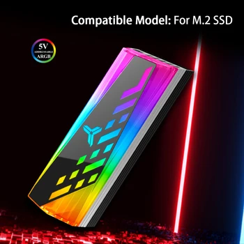 Aluminium Led Hard Disk Radiator Portable Compact Replacement Parts For M 2 SSD