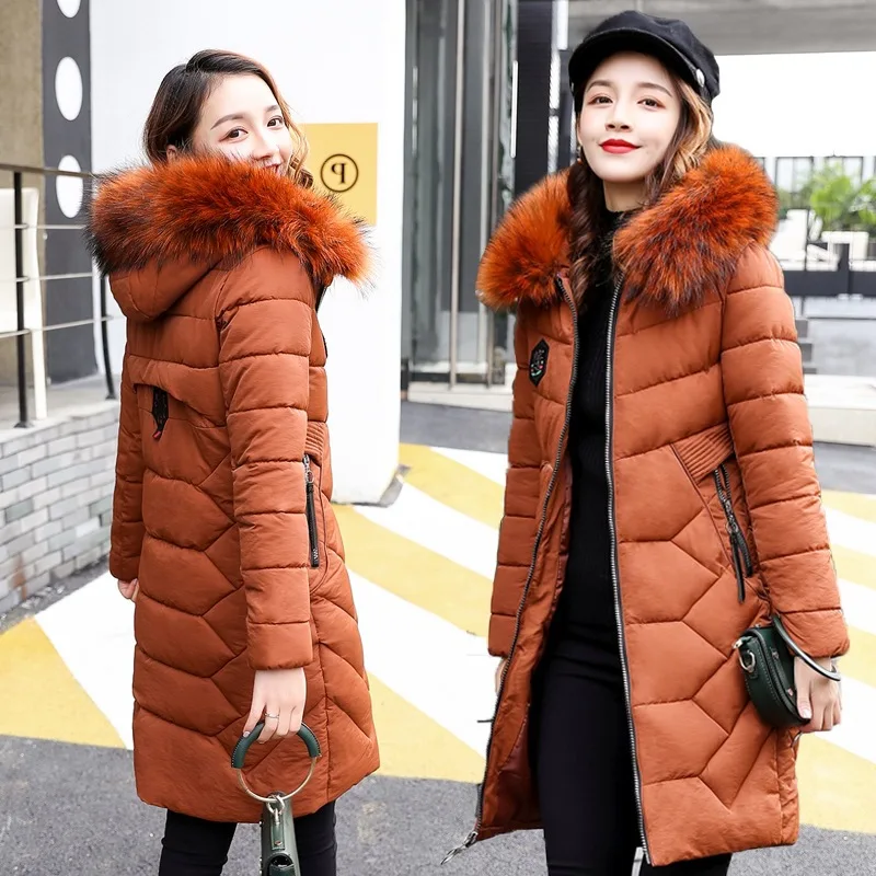 2018 New Style Cotton-padded Clothes Women's X-long down Jacket Cotton-padded Clothes Korean-style Fashion Slim Fit Slimming Lar
2018 New Style Cotton-padded Clothes Women's X-long down Jacket Cotton-padded Clothes Korean-style Fashion Slim Fit Slimming Lar