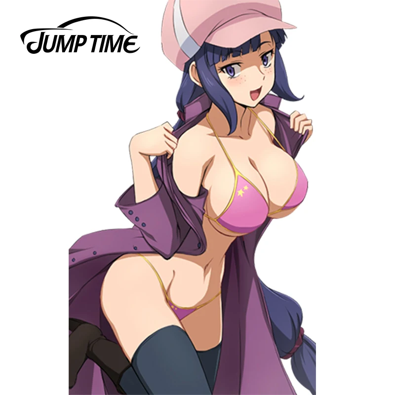 JumpTime 13 см x 8 2 мультфильм японское аниме Mihoshi Рендер красота автомобиля стикер