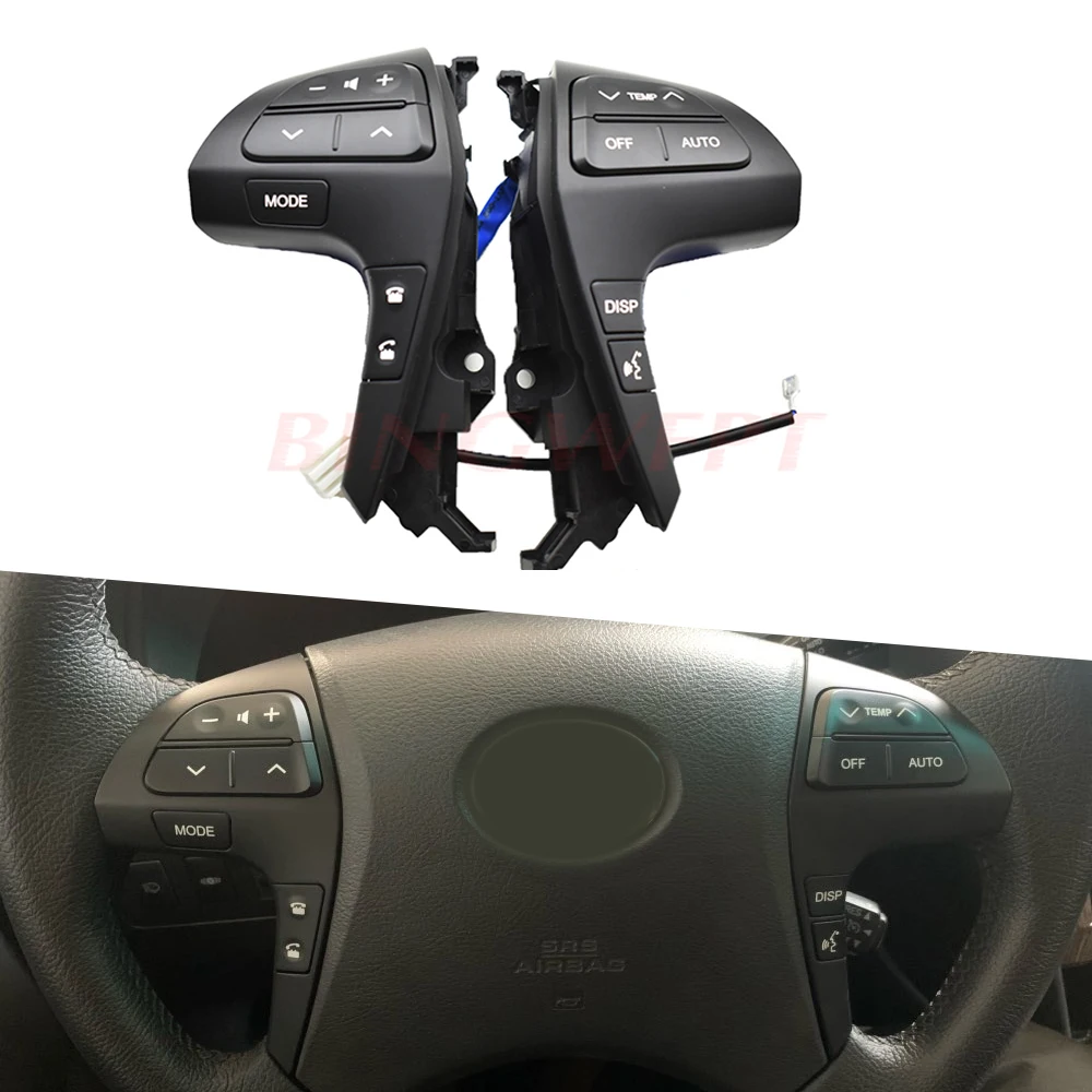 

Premier Quality Steering Wheel Switches buttons for Toyota Camry/Hilux Vigo/Highlander/Innova/Premio Motors OE Quality