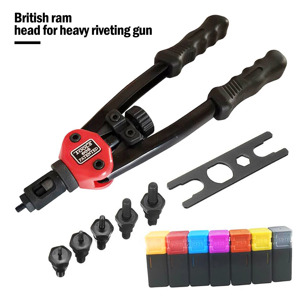 BT-605 Riveter Gun Tool Hand Insert Rivet Nut Tool Manual Mandrels M3 M4 M5 M6 M8 M10 M12
BT-605 Riveter Gun Tool Hand Insert Rivet Nut Tool Manual Mandrels M3 M4 M5 M6 M8 M10 M12