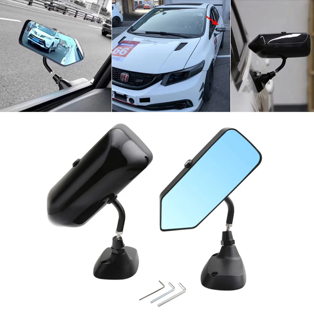 Universal 2pcs Car F1 Style Car Side Rearview Mirror Side Mirror Racing Shiny Black Colo Blue Mirror Metal Bracket 
Universal 2pcs Car F1 Style Car Side Rearview Mirror Side Mirror Racing Shiny Black Colo Blue Mirror Metal Bracket